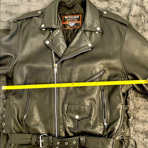Interstate Leather motorcycle jacket - Picture 7 of 13